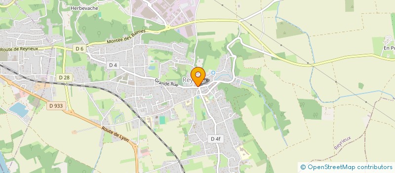 localisation de l'entreprise GIE DEVELOPPEMENT PARAMEDICAUX DOMICILE à REYRIEUX