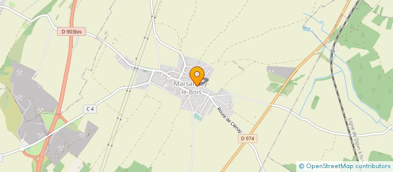 localisation de l'entreprise GIE DIJON ENROBES à SAVIGNY-LE-SEC