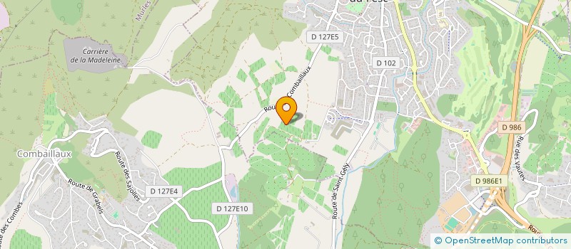 localisation de l'entreprise GIE DOMAINE O GUILHEM à COMBAILLAUX