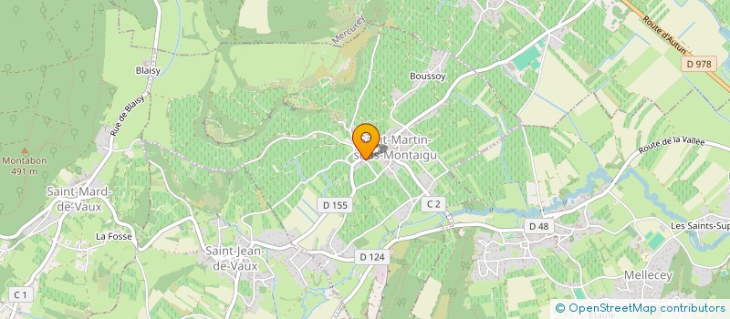 localisation de l'entreprise GIE DOMAINES FAMILLE PICARD  SAINT-MARTIN-SOUS-MONTAIGU