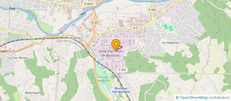 localisation de l'entreprise GIE DORDOGNE APPROVISIONNEMENT à BOULAZAC ISLE MANOIRE