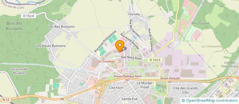 localisation de l'entreprise GIE DREUX à DREUX