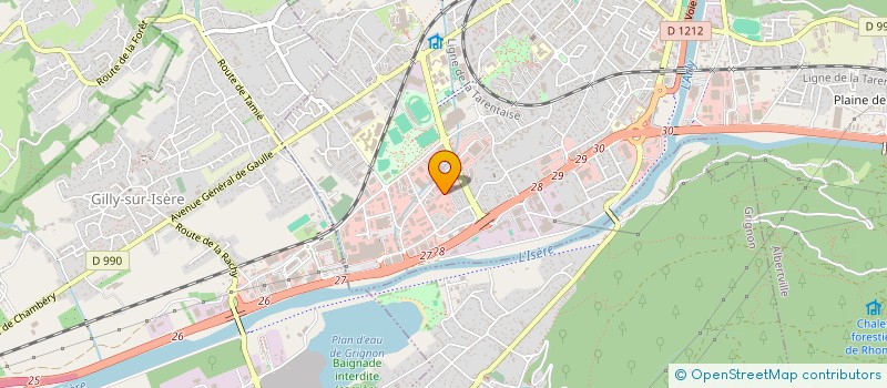 localisation de l'entreprise GIE DSMP à ALBERTVILLE