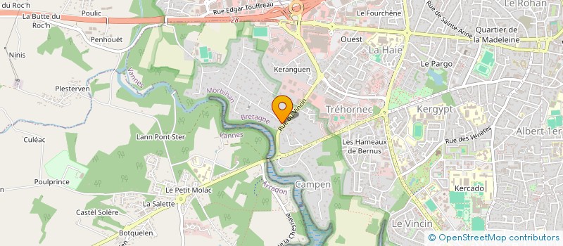 localisation de l'entreprise GIE DU BOIS DE VINCIN à VANNES