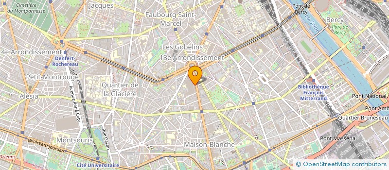 localisation de l'entreprise GIE DU CENTRE COMMERCIAL ITALIE 2 à PARIS