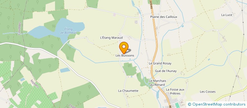 localisation de l'entreprise GIE DU DOMAINE DE CHEVERNY  CHEVERNY