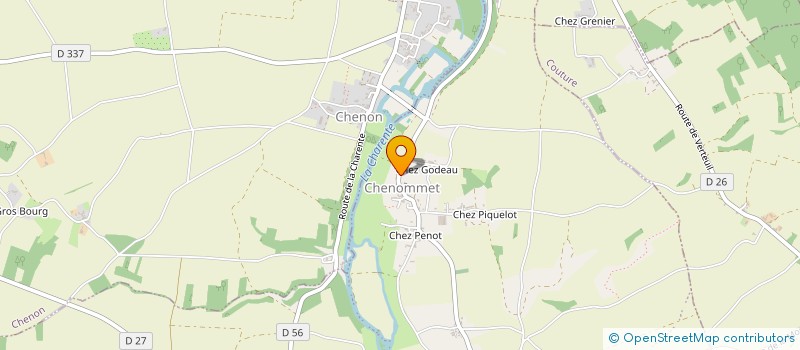 localisation de l'entreprise GIE DU GRAND PRE  AUNAC-SUR-CHARENTE