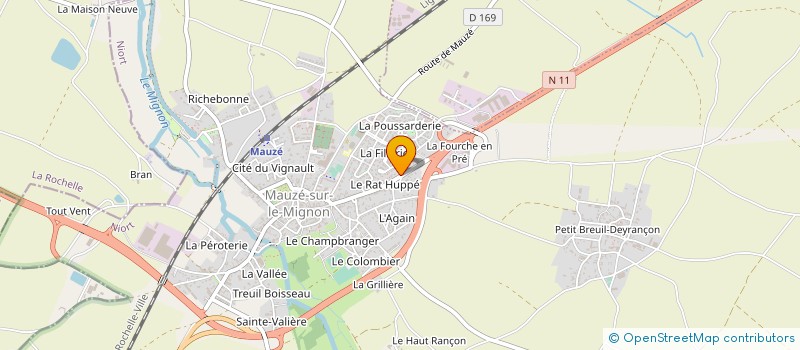 localisation de l'entreprise GIE DU MARAIS  SAINT-HILAIRE-LA-PALUD