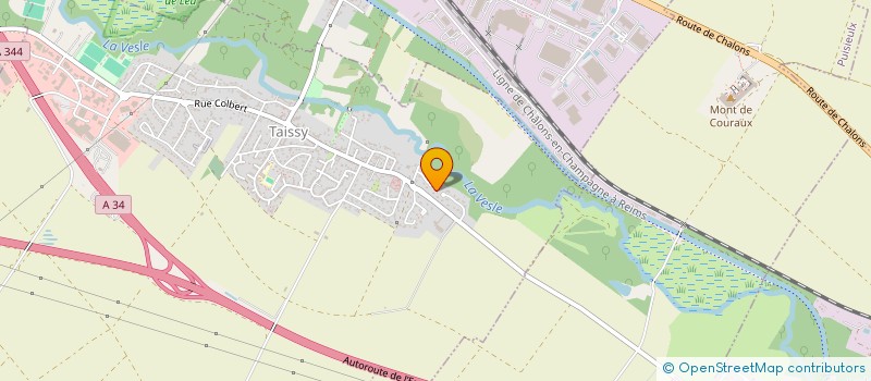 localisation de l'entreprise GIE DU MOULIN CLIQUOT  TAISSY