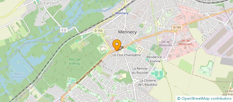 localisation de l'entreprise GIE DU PARC à MENNECY
