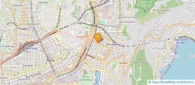 localisation de l'entreprise GIE DU PARKING DU CENTRE COMMERCIAL TNL à NICE