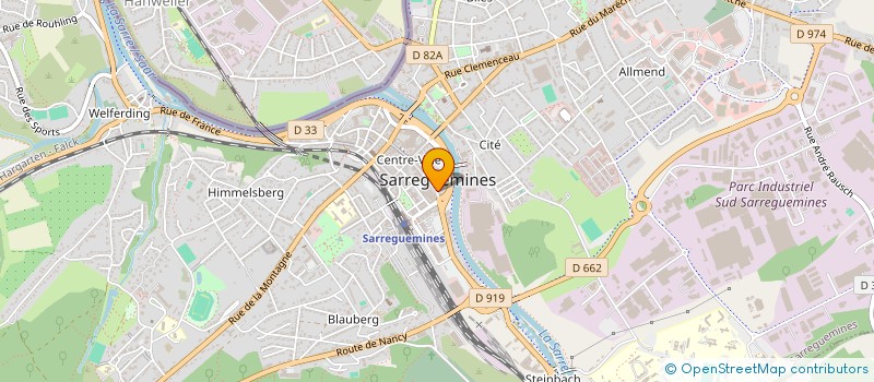 localisation de l'entreprise GIE DU TERRAIN INDUST SARREGUEMINES à SARREGUEMINES