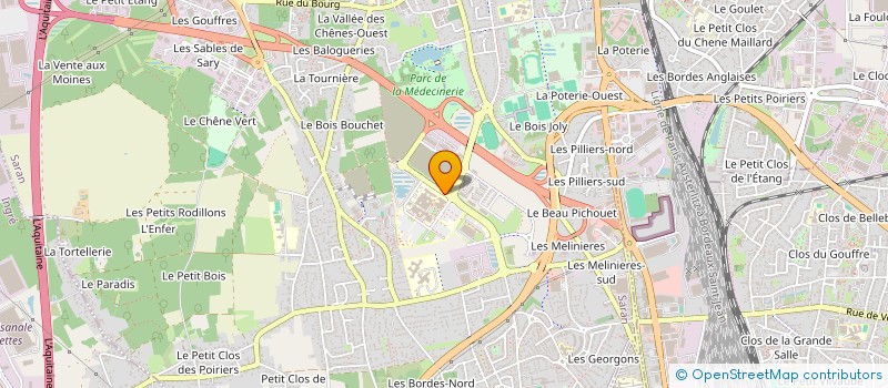 localisation de l'entreprise GIE ECHOGRAPHIE DOPPLER CARDIORELIANCE à SARAN