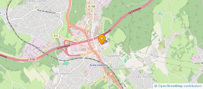 localisation de l'entreprise GIE ECOLE VALENTIN à ECOLE-VALENTIN