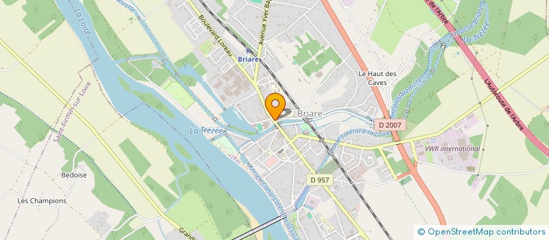localisation de l'entreprise GIE EFISTAT CONSULTANTS à BRIARE