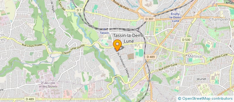 localisation de l'entreprise GIE ENSEMBLE à TASSIN-LA-DEMI-LUNE