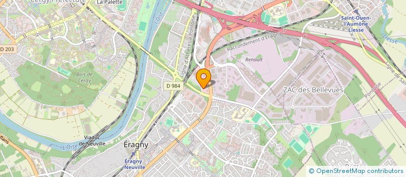 localisation de l'entreprise GIE ERAGNY  ERAGNY