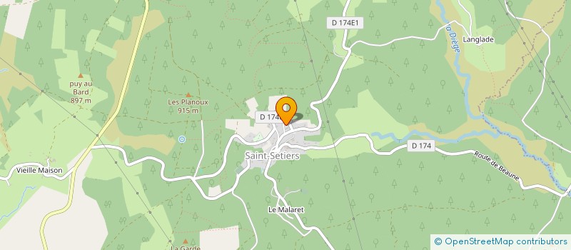 localisation de l'entreprise GIE ET  SAINT-GERMAIN-LAVOLPS