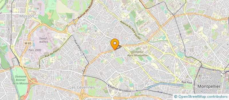 localisation de l'entreprise GIE ETUDE EXPERIM PROTECT ESPAC LITTORAL à MONTPELLIER