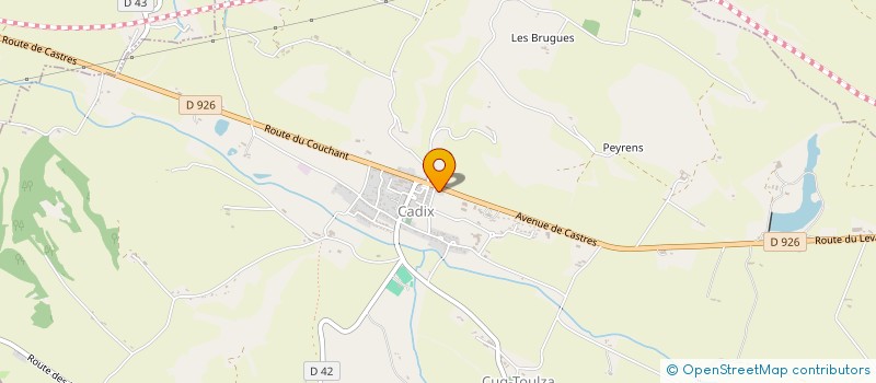 localisation de l'entreprise GIE EUROPE BAR A CUQ  CUQ-TOULZA