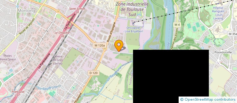 localisation de l'entreprise GIE EUROPHOS  TOULOUSE