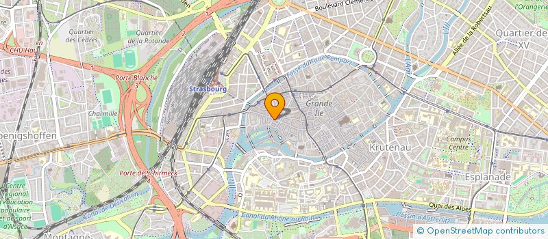 localisation de l'entreprise GIE EXPANSIOR à STRASBOURG