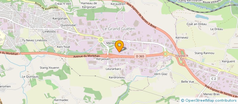 localisation de l'entreprise GIE EXPERT FORMATION à QUIMPER