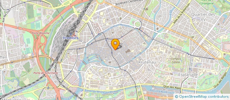 localisation de l'entreprise GIE EXPLOIT GAL COMMERC ARCADIA KLEBER à STRASBOURG