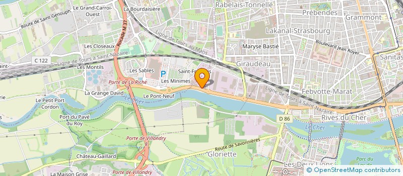 localisation de l'entreprise GIE EXPORT IDEES ET INNOVATIONS  TOURS