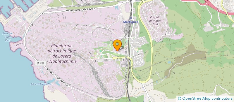 localisation de l'entreprise GIE EXTRACT AROMATIQUE SUD EST à MARTIGUES