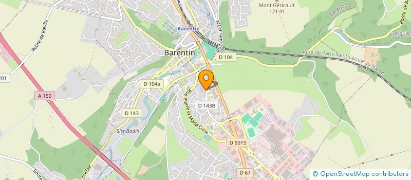 localisation de l'entreprise GIE FINANCE AUTO SERVICES  BARENTIN