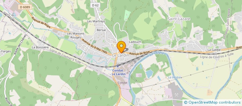 localisation de l'entreprise GIE FORMATION à TERRASSON-LAVILLEDIEU