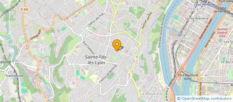 localisation de l'entreprise GIE FRAM à SAINTE-FOY-LES-LYON