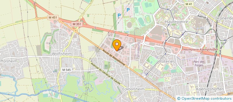 localisation de l'entreprise GIE FRERES LUMIERE  ECKBOLSHEIM