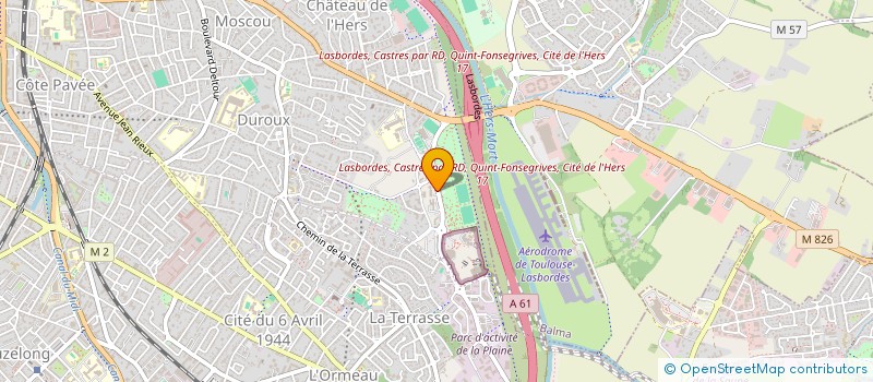 localisation de l'entreprise GIE GAIA à TOULOUSE