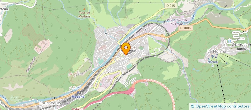 localisation de l'entreprise GIE GALERIE DE SECURITE TUNNEL ROUTIER DU FREJUS à MODANE