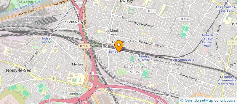 localisation de l'entreprise GIE GEODIAG 93  NEUILLY-PLAISANCE