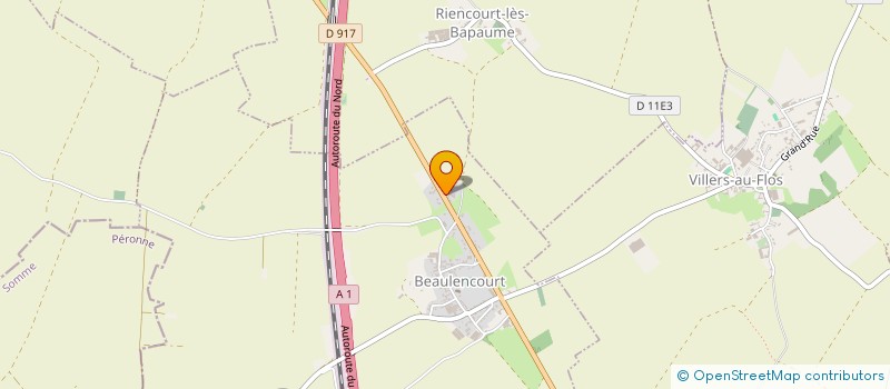 localisation de l'entreprise GIE GEST SOC FRERES GRESELLE à BEAULENCOURT