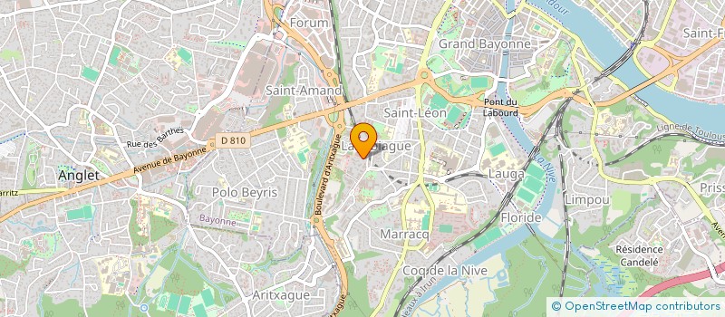 localisation de l'entreprise GIE GIPHAR COTE BASQUE à BAYONNE