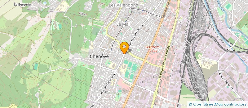 localisation de l'entreprise GIE GIPHAR COTE D OR  CHENOVE