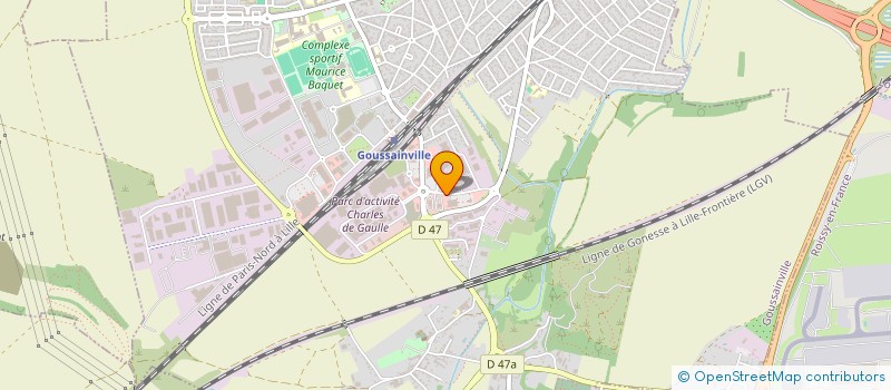 localisation de l'entreprise GIE GOUSSAINVILLE à GOUSSAINVILLE
