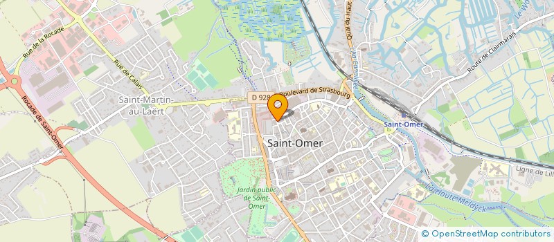 localisation de l'entreprise GIE GPT NORD CUISINES PROFESSIONNELLES  SAINT-MARTIN-LEZ-TATINGHEM