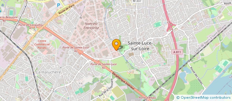 localisation de l'entreprise GIE GRAND OUEST  NANTES