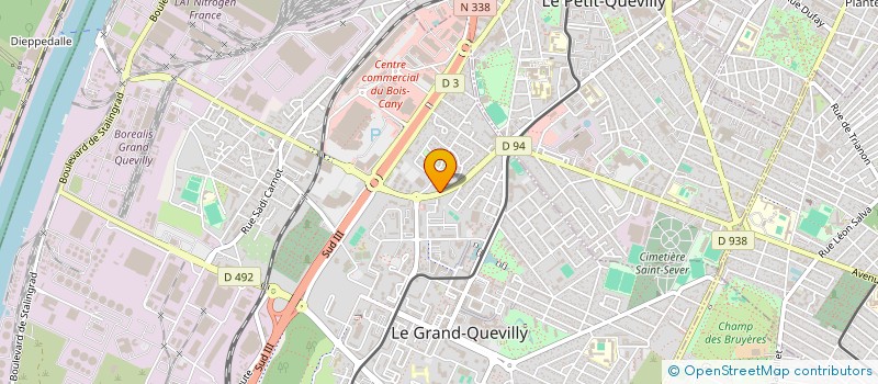 localisation de l'entreprise GIE GRAND QUEVILLY  LE GRAND-QUEVILLY