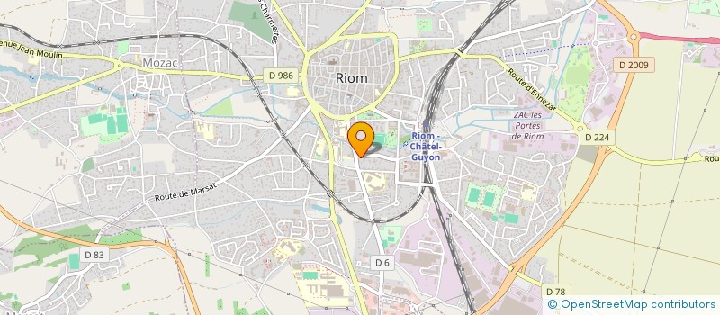 localisation de l'entreprise GIE GROUPE AVENIR CONSTRUCTION à RIOM