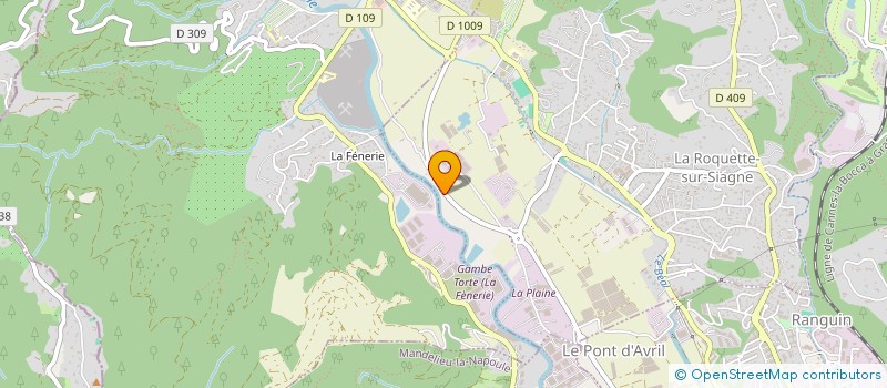 localisation de l'entreprise GIE GROUPE MUL à LA ROQUETTE-SUR-SIAGNE