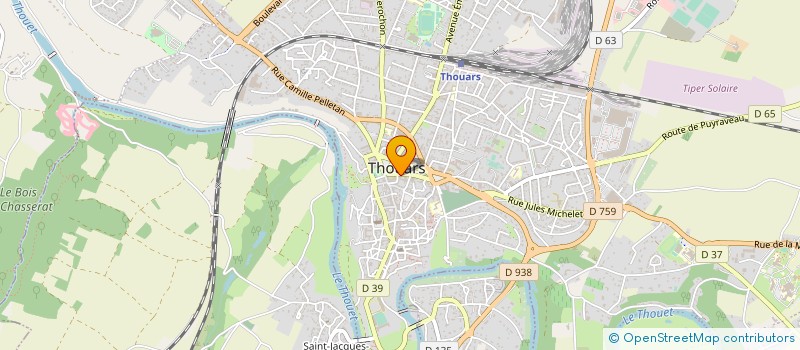 localisation de l'entreprise GIE GROUPE PLURIDIS à THOUARS