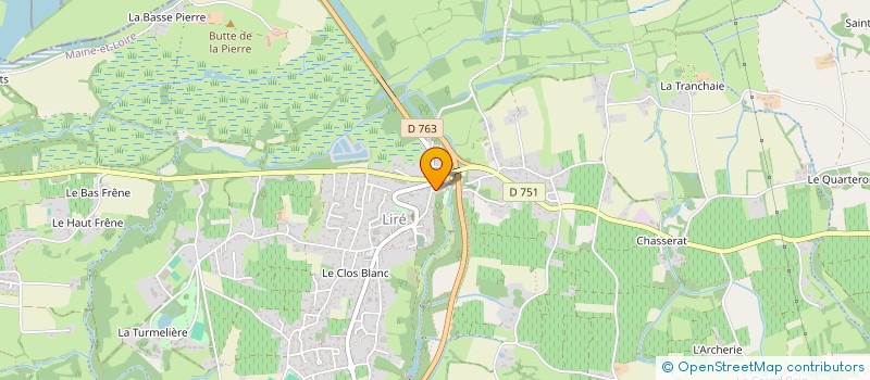 localisation de l'entreprise GIE GROUPEMENT NOTARIAL MAUGES & LOIRE à OREE-D'ANJOU
