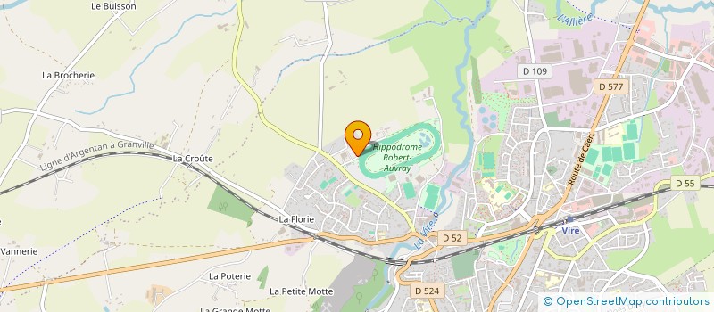 localisation de l'entreprise GIE GROUPEMENT TECHNIQUE DE BN  VIRE-NORMANDIE