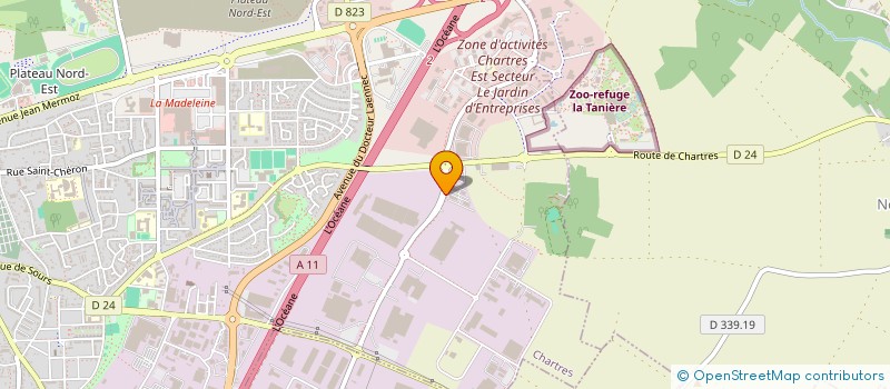 localisation de l'entreprise GIE GT OUEST à CHARTRES